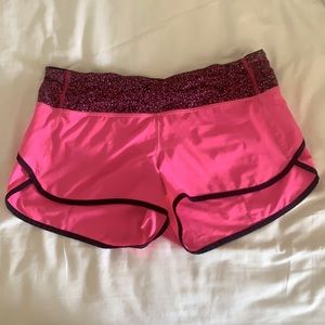 Lululemon speed shorts size 6
